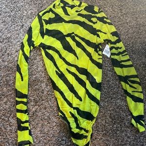 Zebra Bodysuit!